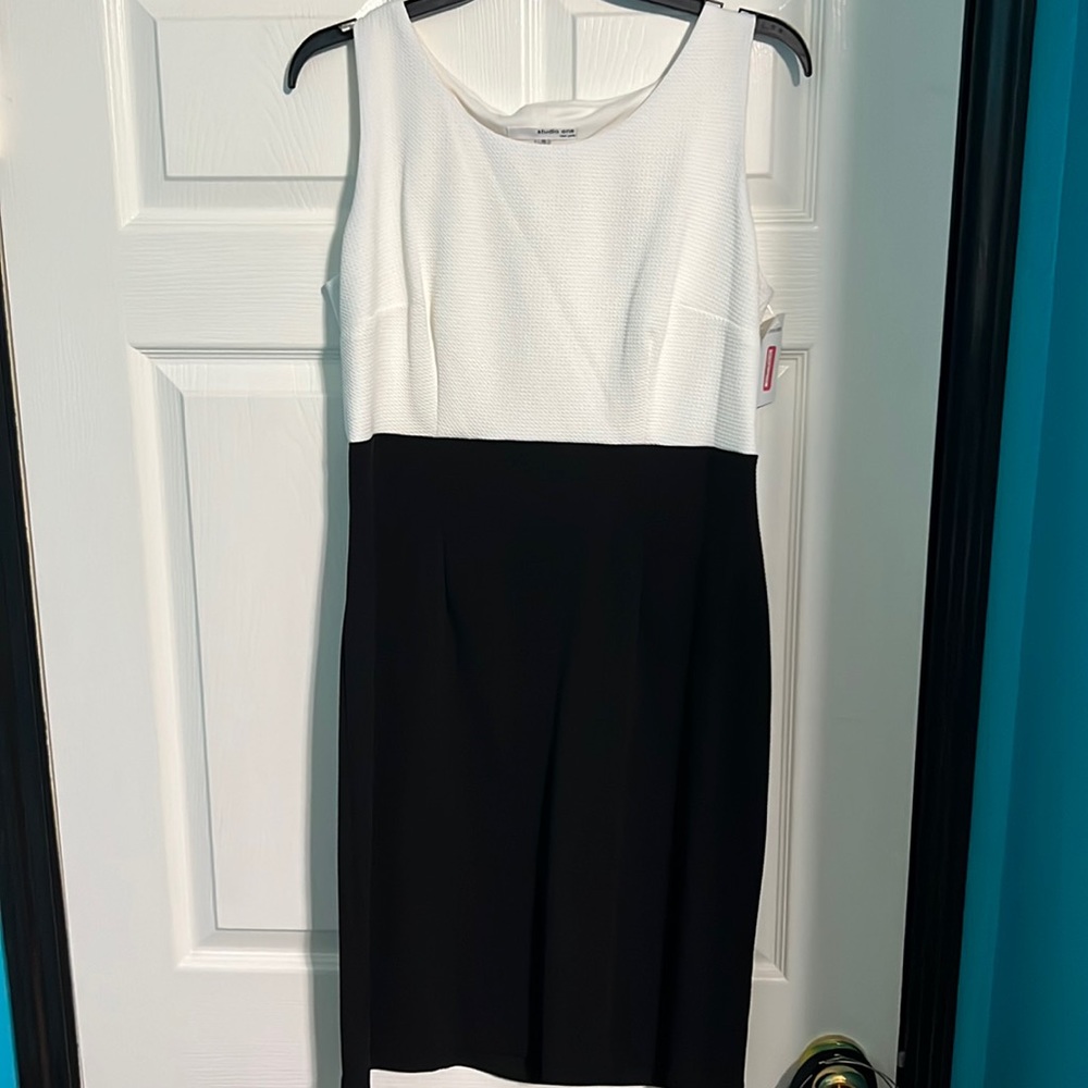 NWT Black and white dress